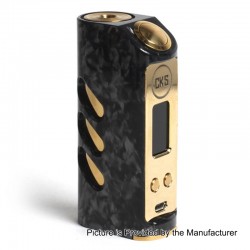 Authentic Asmodus Stride VR-80 80W TC VW Variable Wattage Box Mod - Black, Stainless Steel, 5~80W, 1 x 18650