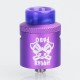 Authentic Hellvape Dead Rabbit RDA Rebuildable Dripping Atomizer w/ BF Pin - Purple, Aluminum, 24mm Diameter