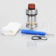 Authentic OBS Crius II RTA Rebuildable Tank Atomizer - Silver, Stainless Steel, 3.5ml, 25mm Diameter