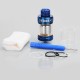 Authentic OBS Crius II RTA Rebuildable Tank Atomizer - Blue, Stainless Steel, 3.5ml, 25mm Diameter