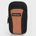 Authentic Iwodevape Carrying Pouch Bag for E- - Black + Brown, Nylon, 113 x 177 x 41mm