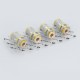 Authentic Uwell Replacement Coil Head for Crown 3 Tank - SUS316 Stainless Steel + Kanthal A1, 0.4 Ohm (55~65W) (4 PCS)