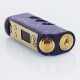 Authentic Asmodus Stride VR-80 80W TC VW Variable Wattage Box Mod - Purple, Stainless Steel, 5~80W, 1 x 18650