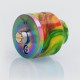 Authentic Oumier Wasp Nano Mini RDA Rebuildable Dripping Atomizer w/ BF Pin - Random Color, Stainless Steel + Resin, 22mm Dia.