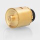 Authentic Tigertek Morphe RDA Rebuildable Dripping Atomizer w/ BF Pin - Gold, Stainless Steel, 24mm Diameter