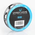 [Ships from Bonded Warehouse] Authentic VandyVape Ni80 Heating Resistance Wire - 28GA, 4.4 Ohm / Ft, 10m (30 Feet)