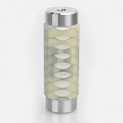 Authentic Wismec Reuleaux RX Machina Mechanical Mod - White Honeycomb, Stainless Steel + Resin, 1 x 18650 / 20700