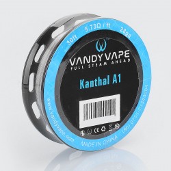 [Ships from Bonded Warehouse] Authentic VandyVape Kanthal A1 Heating Resistance Wire - 28GA, 5.73 Ohm / Ft, 10m (30 Feet)