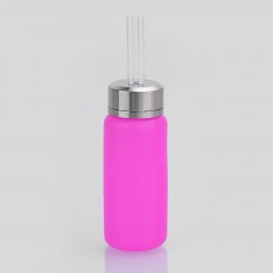 Replacement Bottom Feeder Squonk Bottle for BF Squonker Mod - Deep Pink, Silicone, 8ml