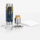 Authentic Wismec Reuleaux RX Machina Mod + Guillotine RDA Kit - Swirled Metallic Resin, SS + Resin, 1 x 18650 / 20700