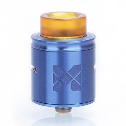 Authentic VandyVape MESH RDA Rebuildable Dripping Atomizer w/ BF Pin - Blue, Stainless Steel, 24mm Diameter