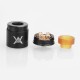 Authentic GeekVape Athena Squonk RDA Rebuildable Dripping Atomizer w/ BF Pin - Black, Stainless Steel, 24mm Diameter
