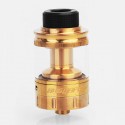 Authentic Augvape Boreas V2 RTA Rebuildable Tank Atomizer - Gold, Stainless Steel, 5ml, 24mm Diameter