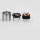 Authentic Digi DROP RDA Rebuildable Dripping Atomizer w/ BF Pin - Silver, Stainless Steel, 24mm Diameter