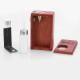 Authentic 5GVape Supercar Squonk Mechanical Box Mod - Red, Rosewood, 8ml, 1 x 18650