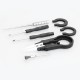 Authentic Coil Father X6 Tool Kit - Black, Pliers + Tweezers + Coil Jig + Screwdrivers