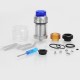 Authentic VandyVape Mesh 24 RTA Rebuildable Tank Atomizer - Silver, Stainless Steel, 24.4mm Diameter