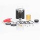 Authentic Digi DROP RDA Rebuildable Dripping Atomizer w/ BF Pin - Black, Stainless Steel, 24mm Diameter