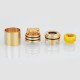 Authentic Vandy Vape Bonza RDA Rebuildable Dripping Atomizer w/ BF Pin - Gold, Stainless Steel, 24mm Diameter