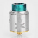 Authentic VandyVape Bonza RDA Rebuildable Dripping Atomizer w/ BF Pin - Silver, Stainless Steel, 24mm Diameter