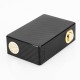 Authentic Wotofo Nudge Squonk Mechanical Box Mod - Black, Carbon Fiber + 24K Gold, 7ml, 1 x 18650