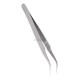 VETUS ST-15 Stainless Steel Curved Tweezers - Silver, HRC 40'