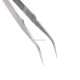 VETUS ST-15 Stainless Steel Curved Tweezers - Silver, HRC 40'