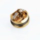 Authentic IJOY Capo 100W Squonk Box Mod + Combo RDA Kit - Gold, 1 x 18650 / 20700 / 21700, 25mm Diameter