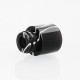 510 Replacement Drip Tip for RDA / RTA / Sub Ohm Tank - Black + White, Acrylic, 16mm