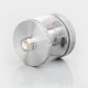 Authentic YC Siphon Tank Adapter for 18mm / 22mm / 24mm BF RDA / RTA - Silver, Stainless Steel, 4ml, 24mm Diameter