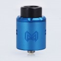Authentic Digi Mesh Pro RDA Rebuildable Dripping Atomizer w/ BF Pin - Blue, Stainless Steel, 25mm Diameter