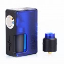 Authentic VandyVape Pulse BF Squonk Box Mod + Pulse 24 BF RDA Kit - Frosted Blue, 8ml, 1 x 18650 / 20700, 24mm Diameter