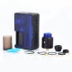 Authentic Vandy Vape Pulse BF Squonk Box Mod + Pulse 24 BF RDA Kit - Frosted Blue, 8ml, 1 x 18650 / 20700, 24mm Diameter