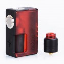 Authentic VandyVape Pulse BF Squonk Box Mod + Pulse 24 BF RDA Kit - Frosted Red, 8ml, 1 x 18650 / 20700, 24mm Diameter