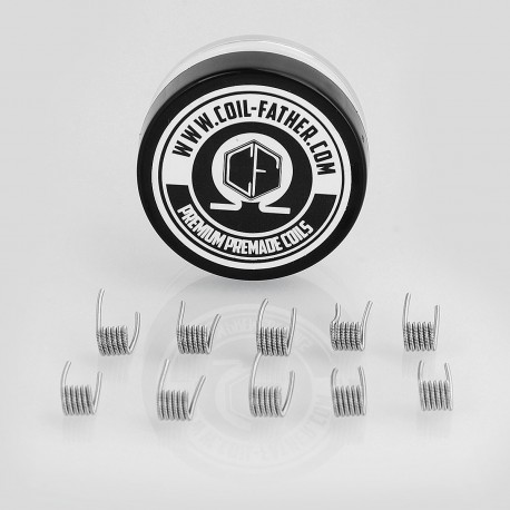 Authentic Coil Father Clapton Coils Kanthal A1 Heating Wire - 26GA + 32GA, 0.85 Ohm (10 PCS)