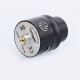 Authentic Wotofo Nudge RDA Rebuildable Dripping Atomizer w/ BF Pin - Black, Aluminum + 316 Stainless Steel, 24mm Diameter