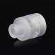 Authentic NCR Nicotine Reinforcer RDA Rebuildable Dripping Atomizer - White, PC + Stainless Steel, 24mm Diameter