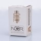 Authentic NCR Nicotine Reinforcer RDA Rebuildable Dripping Atomizer - White, PC + Stainless Steel, 24mm Diameter