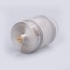 Authentic Oumier VLS RDA Rebuildable Dripping Atomizer w/ BF Pin - Silver, Stainless Steel + PC, 25mm Diameter