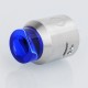 Authentic Vandy Vape Iconic RDA Rebuildable Dripping Atomizer w/ BF Pin - Silver, Stainless Steel, 24mm Diameter