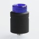 Authentic Hellvape Dead Rabbit SQ RDA Rebuildable Dripping Atomizer w/ BF Pin - Full Black, Stainless Steel, 22mm Diameter