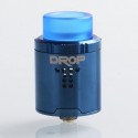 Authentic Digi DROP RDA Rebuildable Dripping Atomizer w/ BF Pin - Blue, Stainless Steel, 24mm Diameter