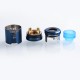Authentic Digiflavor DROP RDA Rebuildable Dripping Atomizer w/ BF Pin - Blue, Stainless Steel, 24mm Diameter