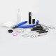 Authentic Coil Father X6S Vape Tool Kit - Blue Camouflage, Pliers + Tweezers + Coil Jig + Screwdrivers + Scissors