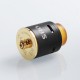 Authentic OBS Crius RDA Rebuildable Dripping Atomizer w/ BF Pin - Black, Stainless Steel, 24mm Diameter