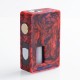Authentic VBS Iron Surface Squonk Mechanical Box Mod - Red, Resin, 7ml, 1 x 18650 / 20700