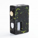 Authentic VBS Iron Surface Squonk Mechanical Box Mod - Black + Yellow, Resin, 7ml, 1 x 18650 / 20700