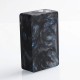 Authentic VBS Iron Surface Squonk Mechanical Box Mod - Black + Blue, Resin, 7ml, 1 x 18650 / 20700