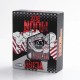 Authentic Sigelei Vcigo Moon Box 200W Box Mod - Black + Black Skull, Tinplate + PC + ABS, 2 x 18650