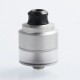 Authentic GAS Mods Nixon V1.0 RDTA Rebuildable Dripping Tank Atomizer w/ BF Pin - Silver, Stainless Steel, 2ml, 22mm Diameter